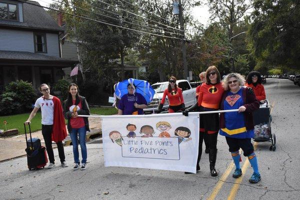 Dr. Kim and Anna L5P Halloween parade 2018