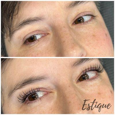 Classic seton client that has lots of natural lashes