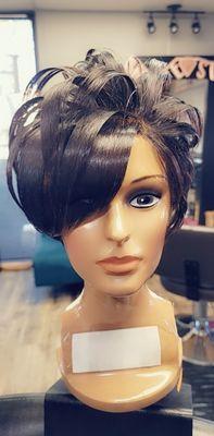 We have shampoo  and style  this wig. Just ask about our Wig Cleaning services  (424)225-2257