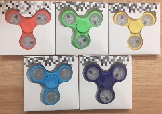 Led light multi color fidget spinner. Only 4.99