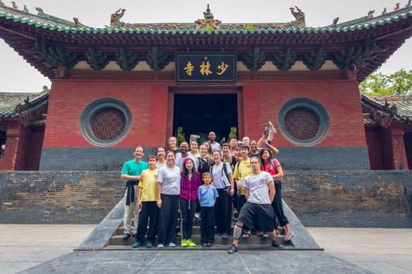 Shaolin wushu center takes students to shaolin temple 2015.