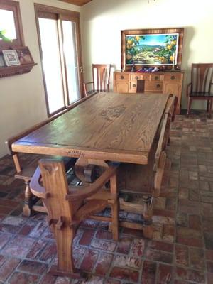 Family table moved by National City Transfer & Storage