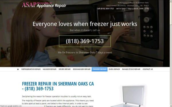 7 Days a Week Expert Technicians Will Fix Your Appliances http://www.appliancerepair-shermanoaksca.com