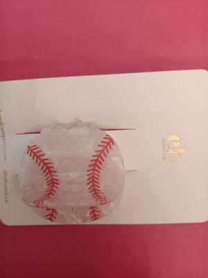 Cutest baseball claw clip for $10