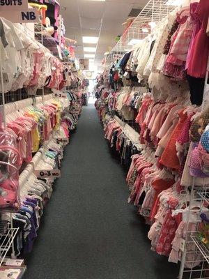 Clothing aisle 1