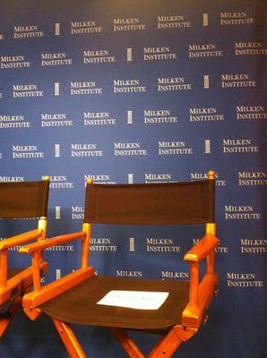 Maybe there will be a seat reserved  for you at a future gathering at the Milken Institute.