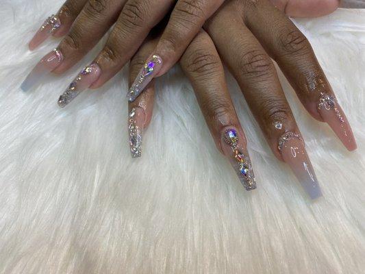 Glam acrylic set