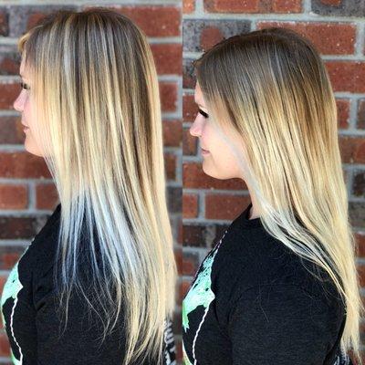 Soft highlights, cut, BELLAMI extensions