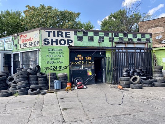 The front of the shop