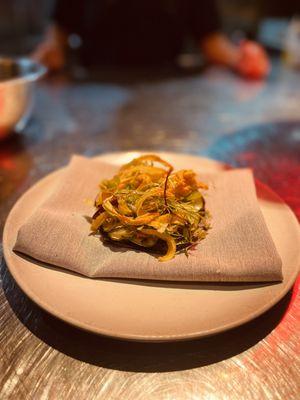 Mushrooms tostada