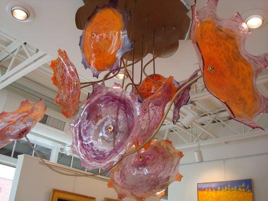 A gorgeous blown glass installation tops Magdalena Gallery of Art. Photo by Jennifer Litz.