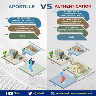 What the difference between an Apostille and an Authentication