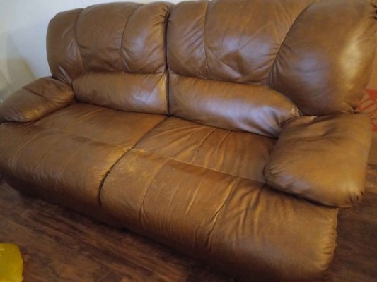 double recliner couch