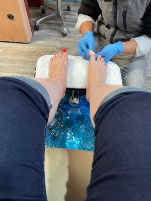 After work Pedicure