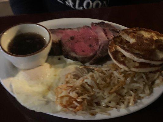 Prime rib breakfast