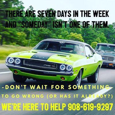 Don't wait- call today! 908-619-9297