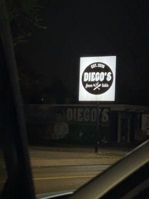 Diego's across the street