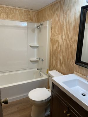 A small bathroom remodel