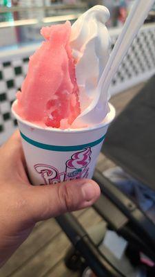 Watermelon and ice cream