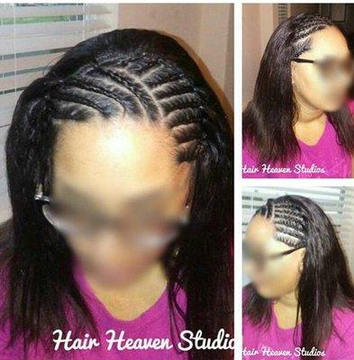 Braided Front w/o Sew-In