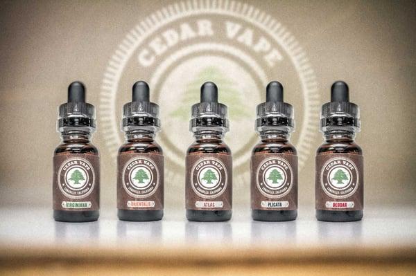 We're proud to present our very own premium e liquid! Check us out at www.cedarvape.com