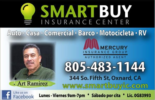 Art Ramirez Smart Buy Insurance Center, Spanish, Oxnard, CA