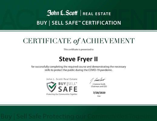 Certified Safe.