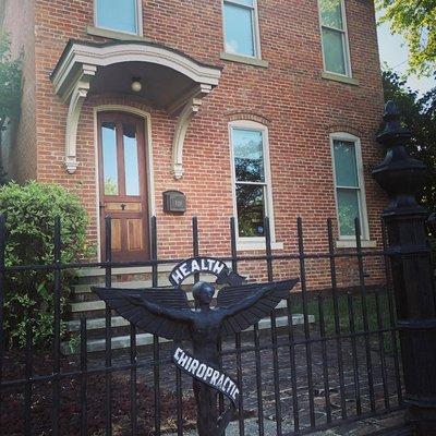 The office of Dr. Kathleen Inman in a historic Columbus, Indiana building