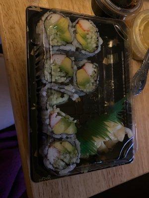 Extra order of California roll.