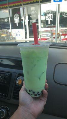 Honeydew milk tea