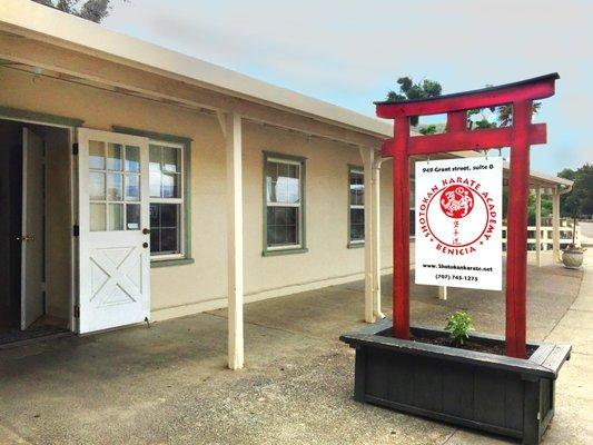 The Benicia Shotokan Karate Academy, located at 949 Grant Street, Suite B, Benicia, CA 94510 - in the Benicia Arsenal District.