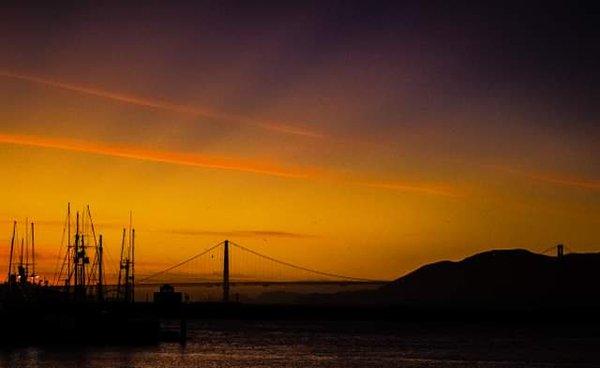 The city from the Pier. Be sure to take that walk down the Pier to catch these.