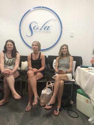 Sola Salon Studios waiting area