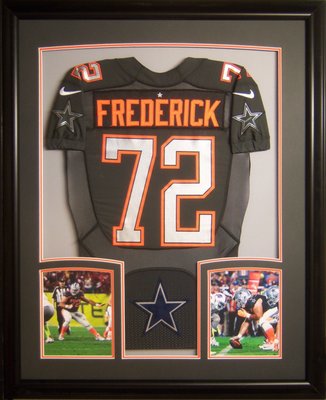 Platinum Level Custom Jersey Framing by Wiser Designs Custom Framing