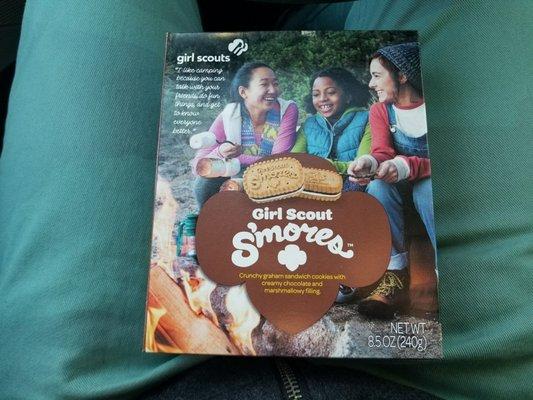 The girl scouts are out, and they take credit cards.