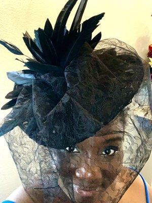 Handmade Fascinator with Veil