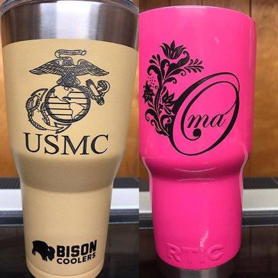 Laser Engraved Tumblers