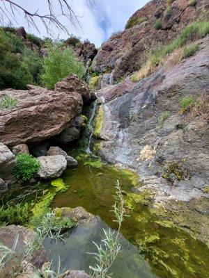 Upper Zuma canyon waterfall