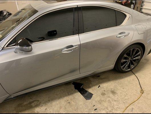 Lexus w/ 5% Ceramic Tint installed