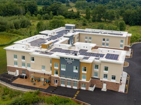 Homewood Suites Solar Installation in Hadley, MA