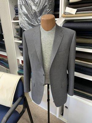 Custom tailored suit