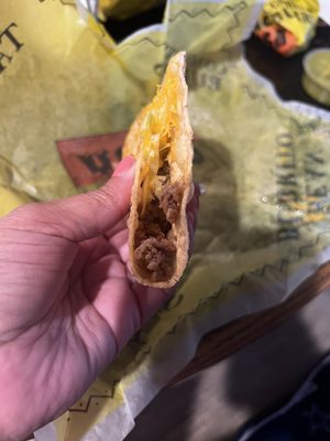 Sad excuse for a taco