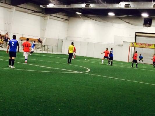 Indoor soccer men leagues.