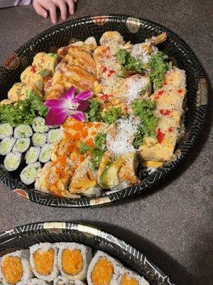 Sushi platter...