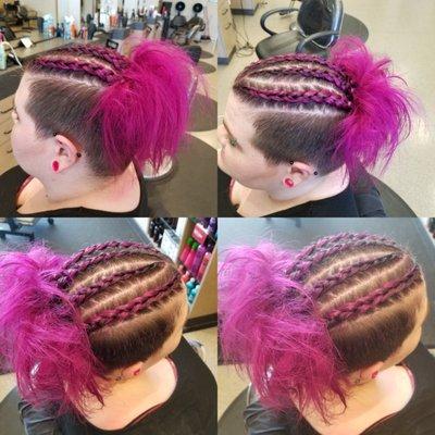 Color done by Andie, braids done by whitney