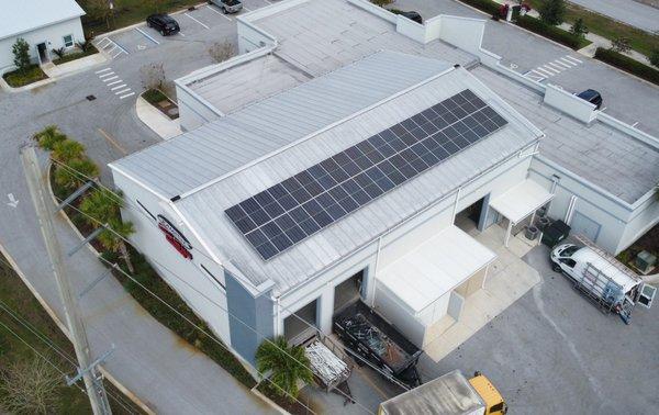 Commercial solar system in Martin County Florida