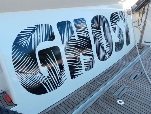 Yacht Lettering