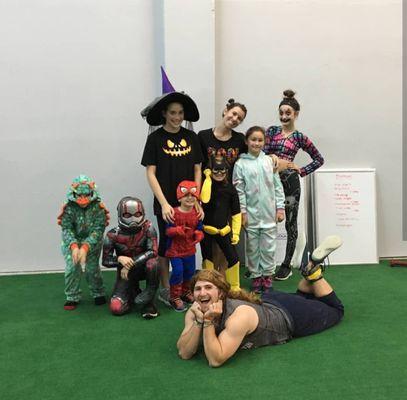 Youth conditioning Halloween class!