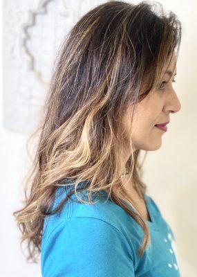 Beachy Balayage Color, Simply Skincare Day Makeup