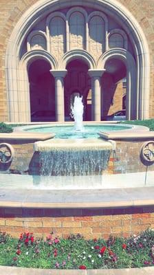 Fountains At Entrance.